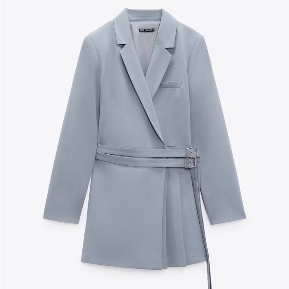 Zara box pleat blazer dress (Size XL, fits like L)